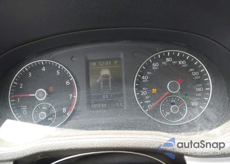 2013 Volkswagen Passat 2.5L Se из США, поврежденный, VIN 1VWBH7A35DC120218